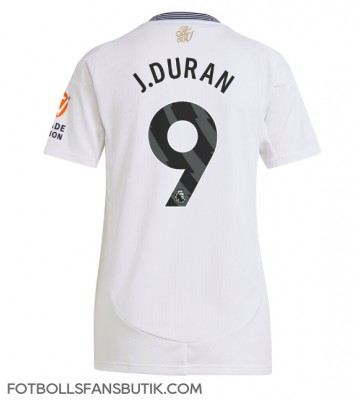 Aston Villa Jhon Duran #9 Replika Bortatröja Damer 2024-25 Kortärmad